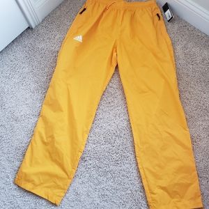 NEW Adidas modern varsity woven pant L gold